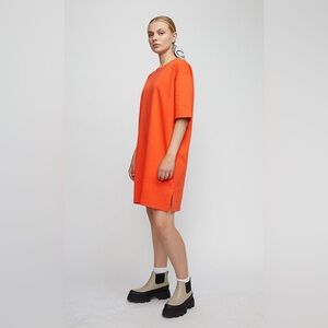 JUST female Kyoto dress - tomato orange